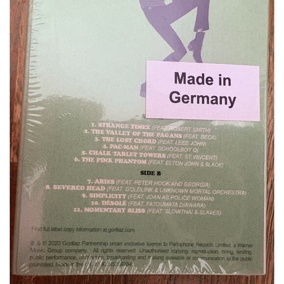 GORILLAZ SONG MACHINE ALBUM - CASSETTE TAPE - MURDOC GREEN Collectable Sealed - Picture 11 of 11